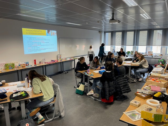 Workshop Spellen bij ouderen Arteveldehogeschool Gent, opleiding Ergotherapie