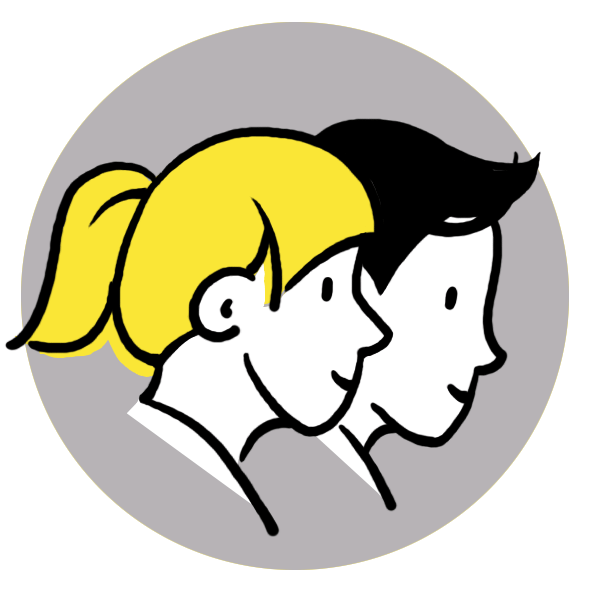 getekend icoon voor de categorie zandtherapie van Spelplus, met heel veel verschillende activiteiten die speciaal geselecteerd zijn voor jongeren met motorische of geestelijke beperkingen zoals autisme