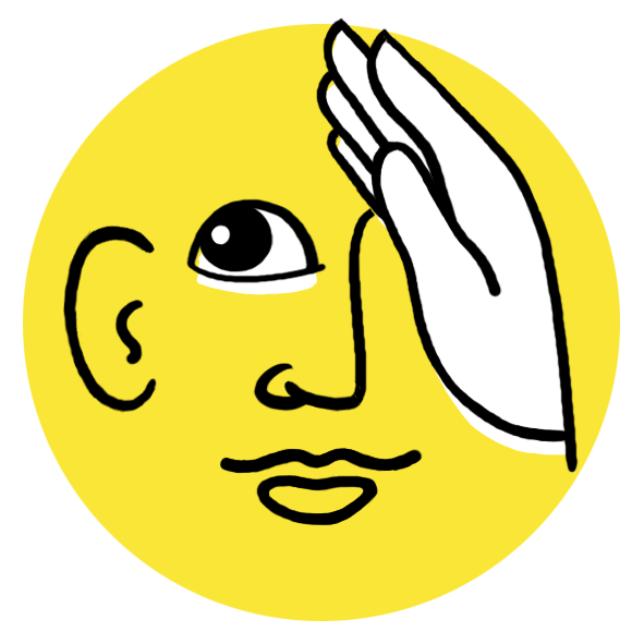 getekend icoon voor de categorie voelen van Spelplus, met heel veel verschillende spellen die speciaal geselecteerd zijn voor mensen met dementie