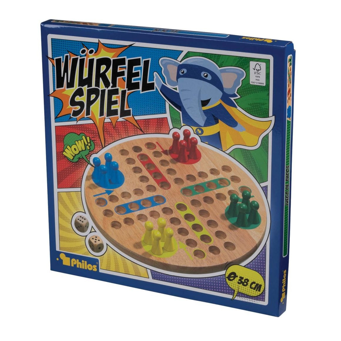 Wie Ergert Zich! - Ludo – Extra Groot Bordspel voor Senioren en Mensen met Beperking