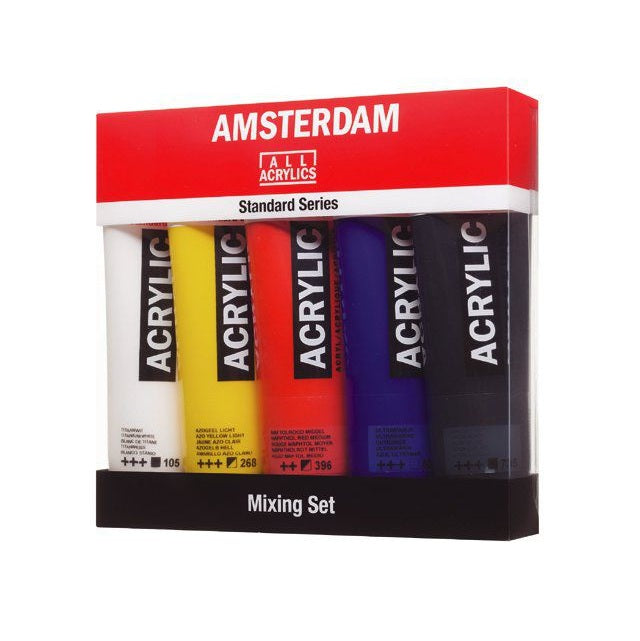 Afbeeelding van het spel Amsterdam Acryl verf, veilig verven met creatieve ouderen, speciaal geselecteerd  voor ouderen met dementie