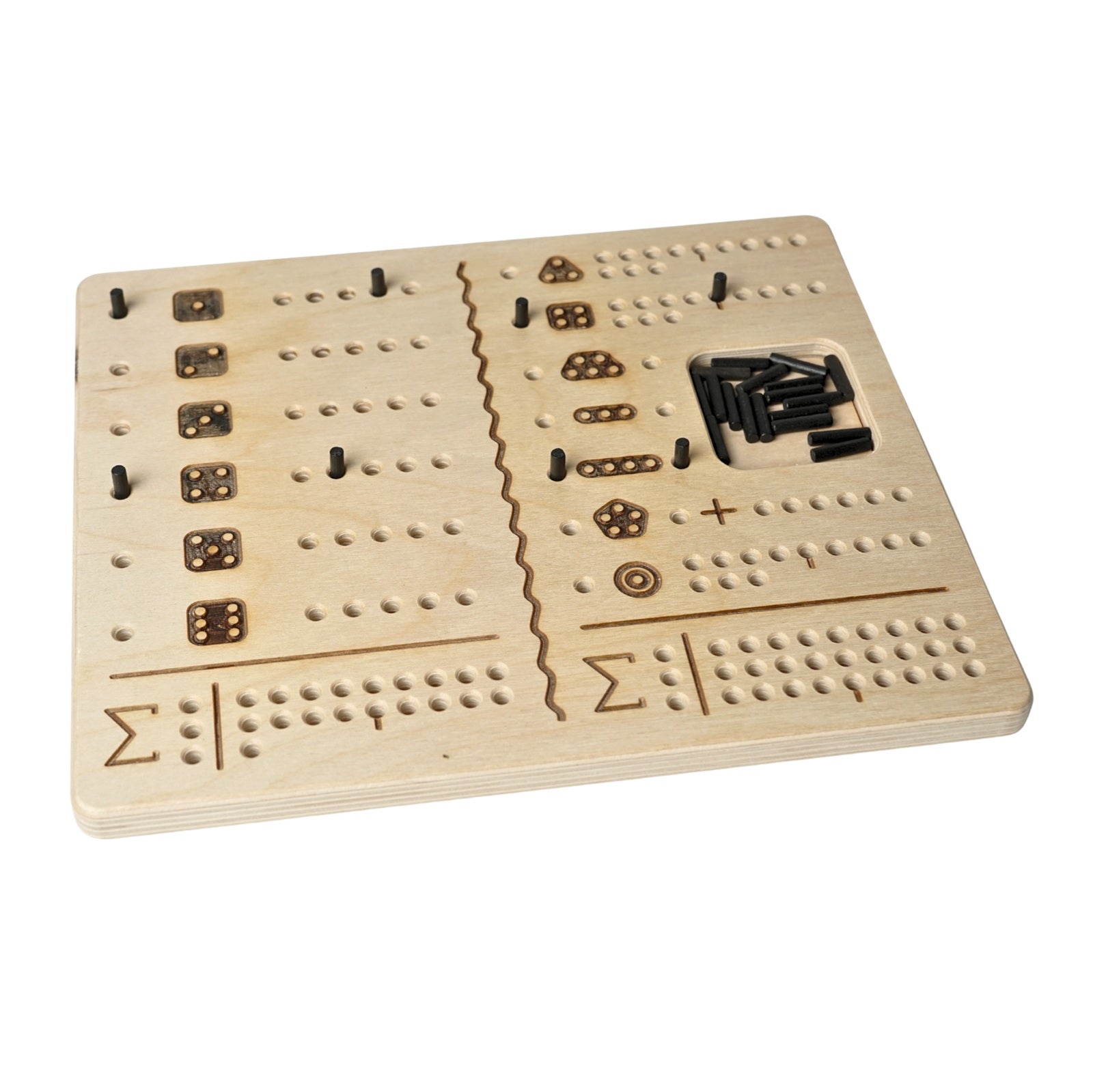 Würfelspiel - Fühlbrett für Blinden