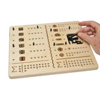 Würfelspiel - Fühlbrett für Blinden