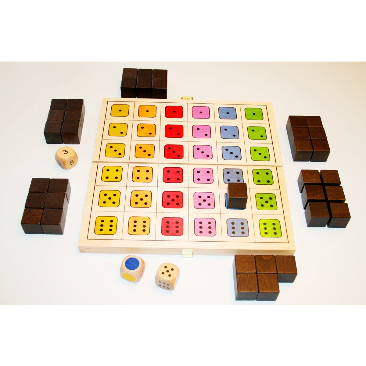 Das Würfelspiel mit Farben