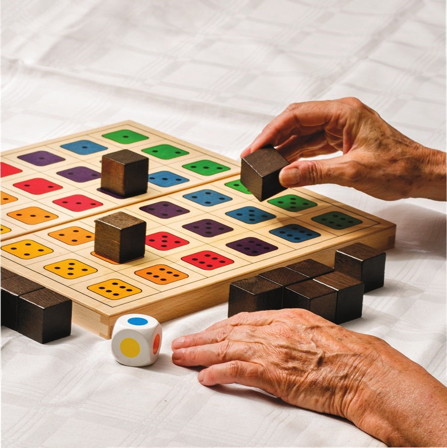 Das Würfelspiel mit Farben