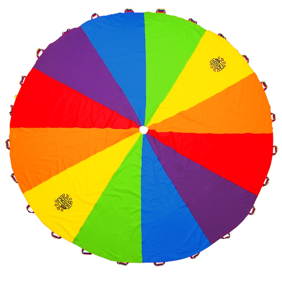 Afbeeelding van het spel Professioneel Parachute, speciaal geselecteerd  voor ouderen met dementie.