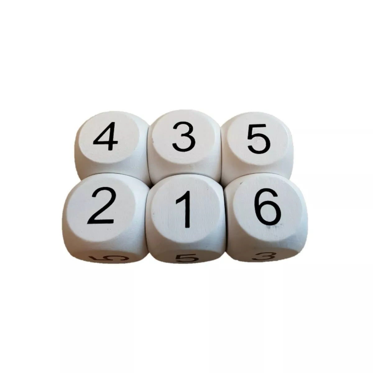 Würfel mit Zahlen Low Vision Design