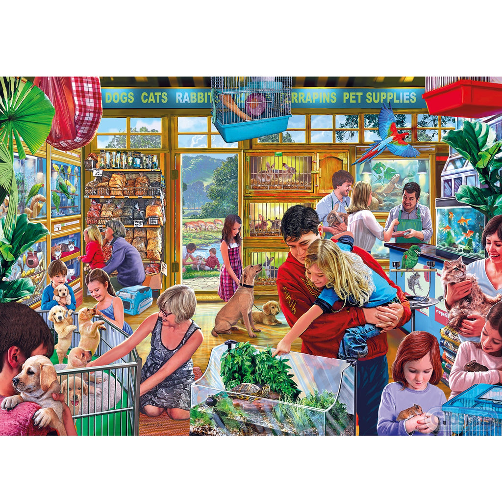 Afbeeelding van het spel Puzzel Harige Vrienden (500 XL), speciaal geselecteerd  voor ouderen met dementie.