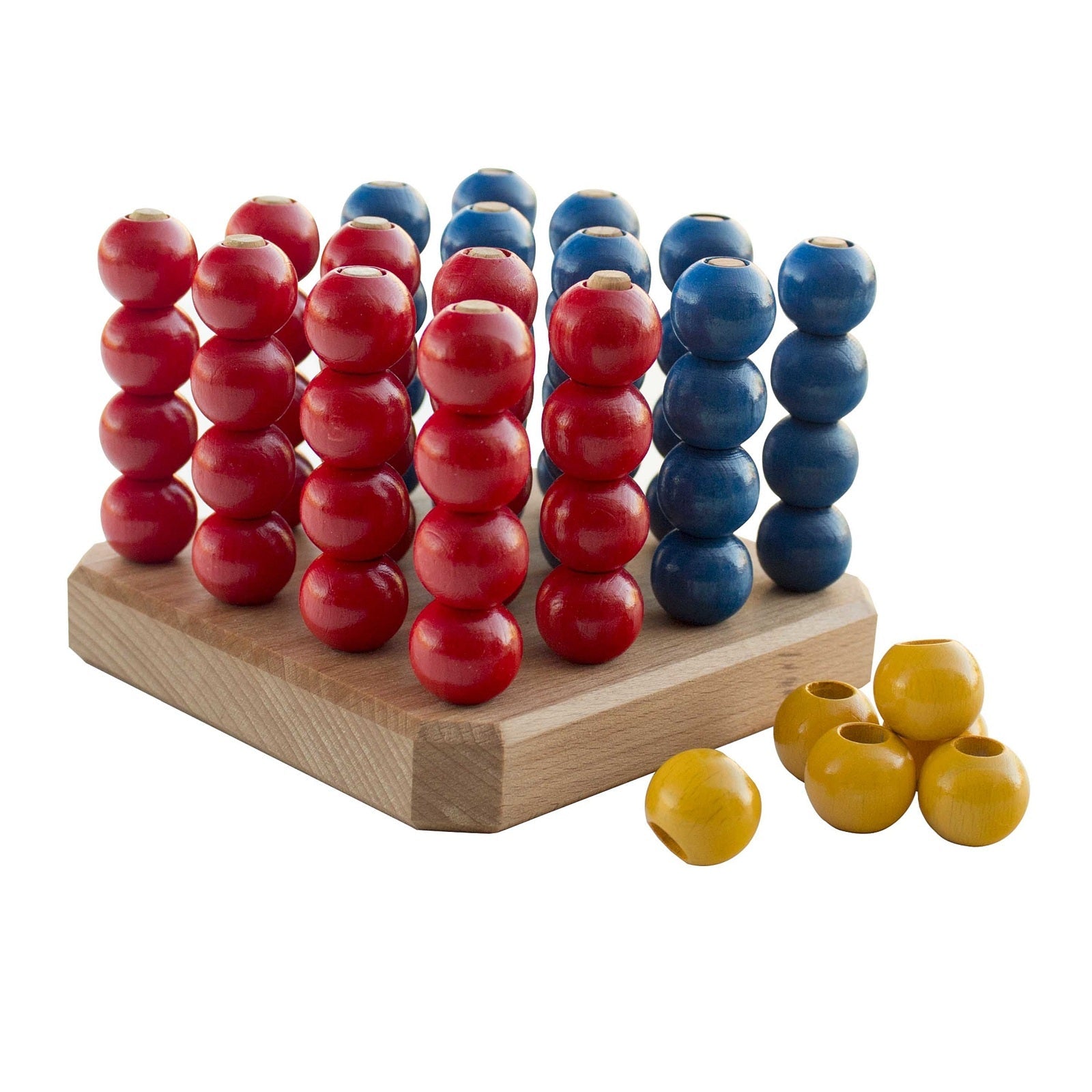 Quaterni – Vier op een rij 3D strategisch spel dat geheugen en tactiek stimuleert voor senioren.