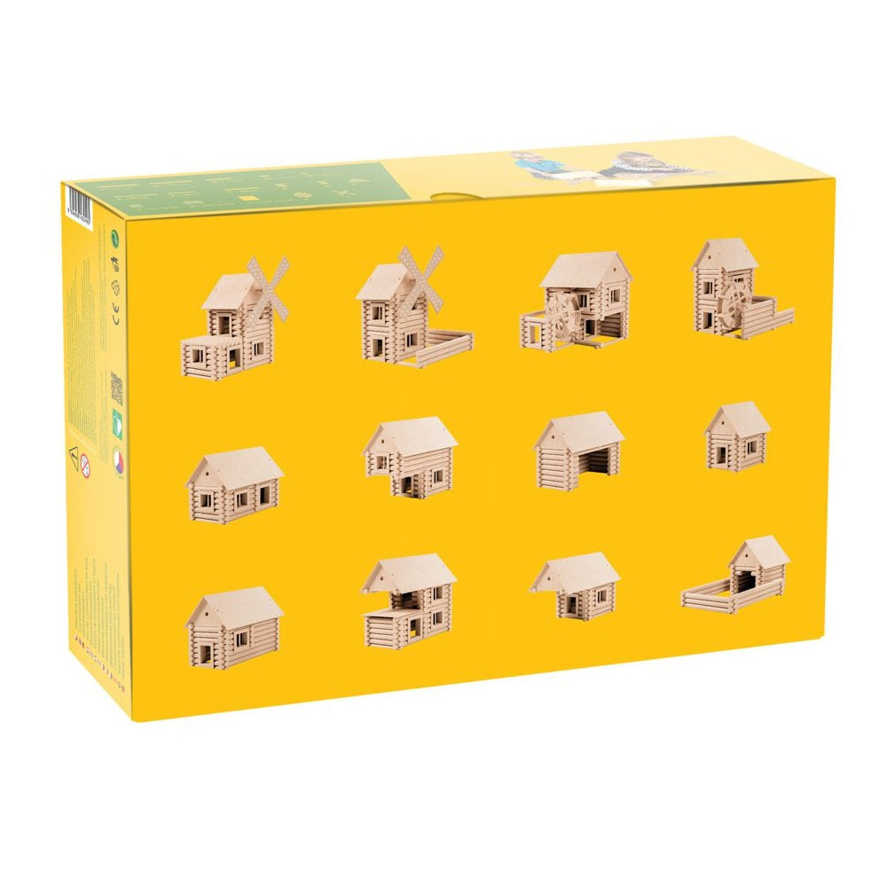 Bouwpakket Vario Molen – Houten constructiespel dat creativiteit en motoriek bevordert voor senioren.