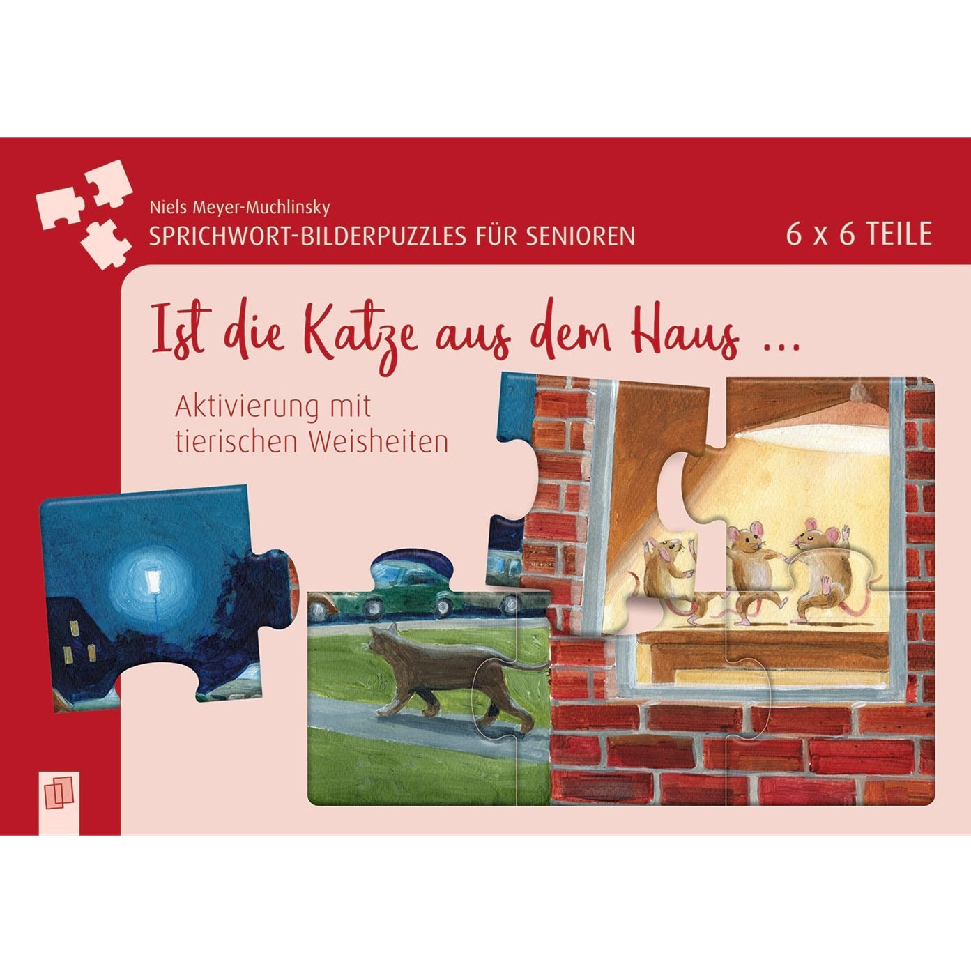 Afbeeelding van het spel Ist die Katze aus dem Haus ..., speciaal geselecteerd  voor ouderen met dementie.