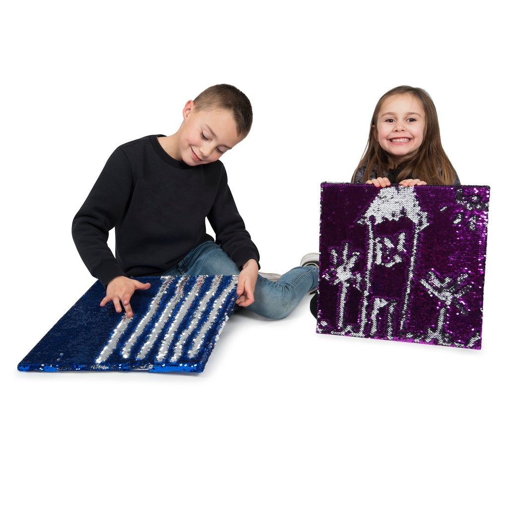 Afbeeelding van het spel Sensory Pailetten Paneel, speciaal geselecteerd  voor ouderen met dementie.