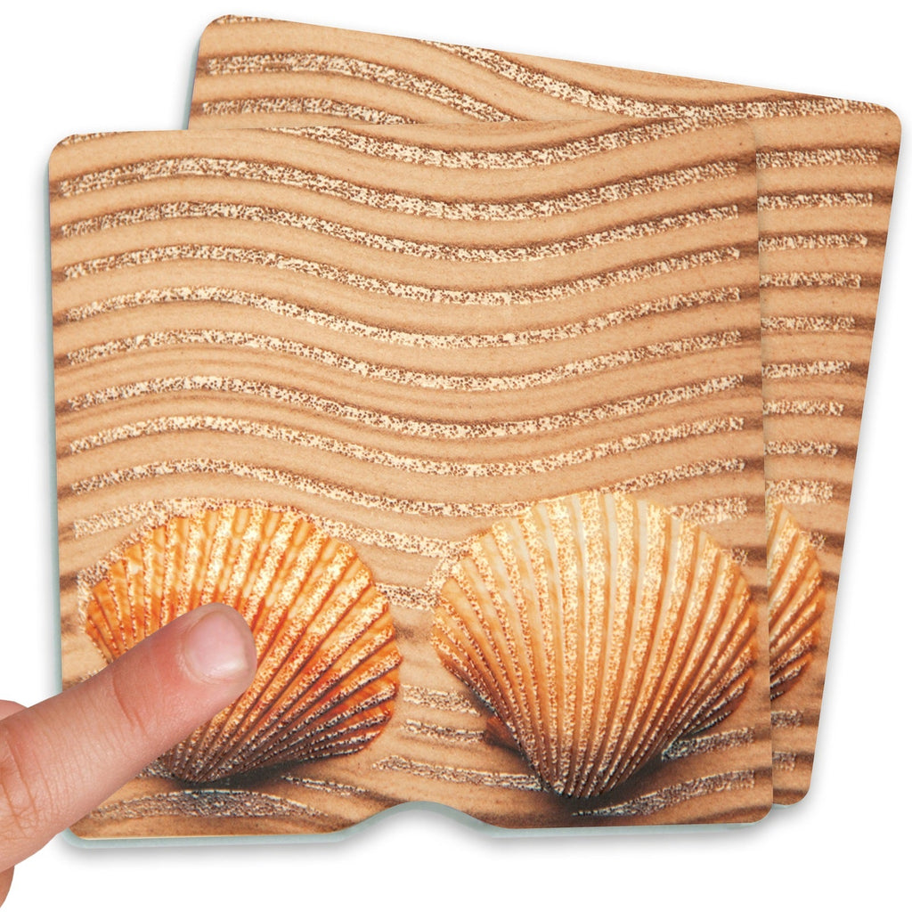 Memo Textuur Natuur – Gevoelsmemo met natuurlijke texturen, stimuleert tastzin en geheugen bij senioren.