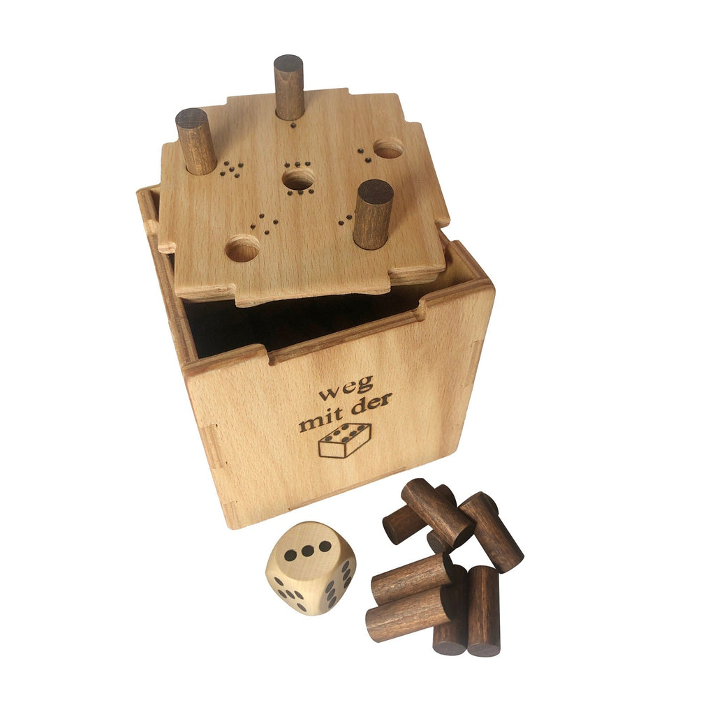 Dobbelspel Weg met de 6 – Groot formaat dobbelspel dat activering en gezelligheid bevordert voor senioren.