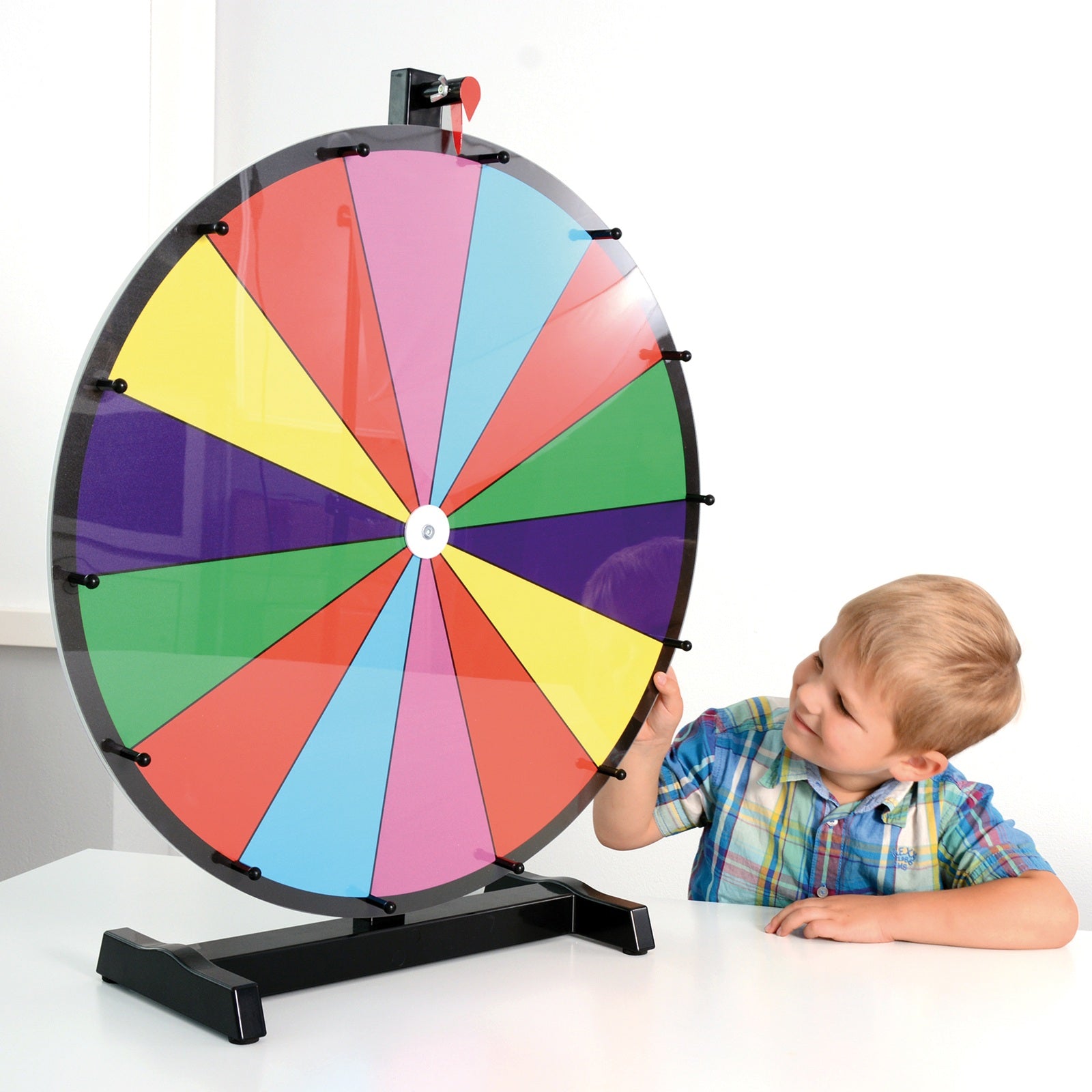 Glücksrad 60 cm farbig