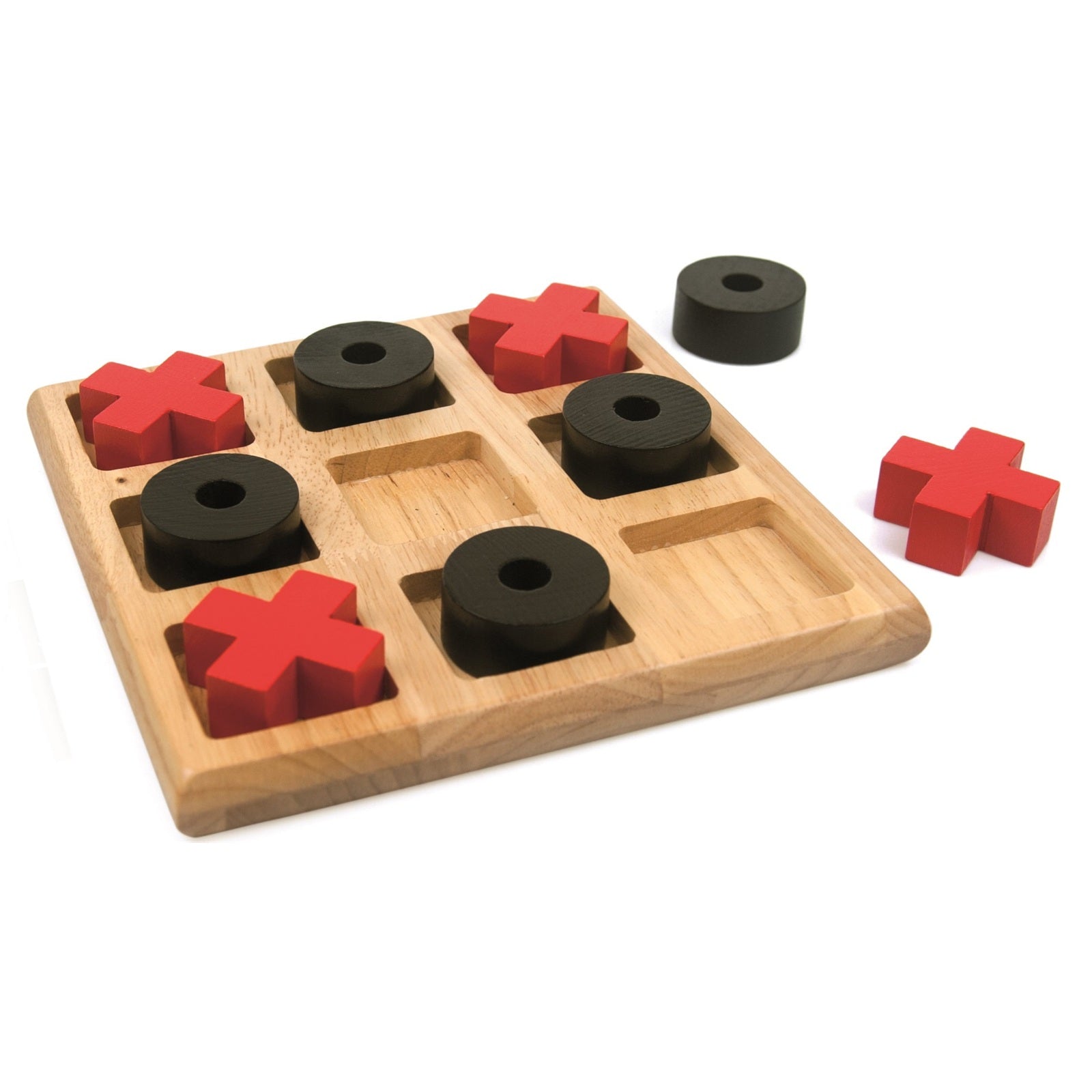 Boter Kaas en Eieren XXL – Houten tactiekspel dat strategie en activering stimuleert voor senioren.