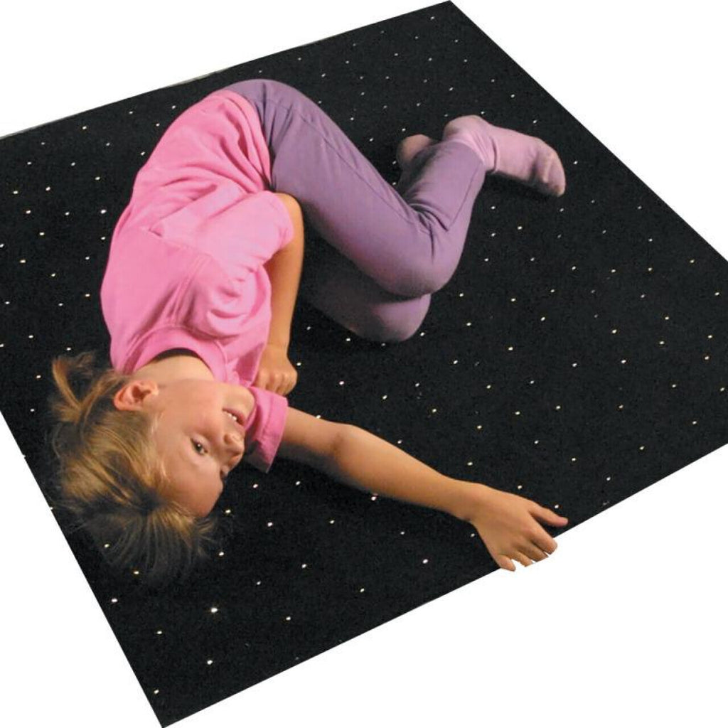 Afbeeelding van het spel Tapijt met Optische Vezels 1,2 x 2,2 incl lichtbron, speciaal geselecteerd  voor ouderen met dementie.