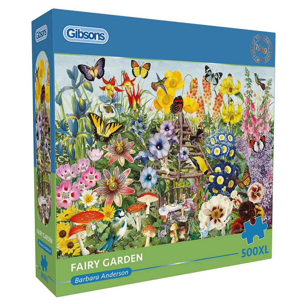 Afbeeelding van het spel Puzzel - Feeën In De Bloementuin (500 XL), speciaal geselecteerd  voor ouderen met dementie.