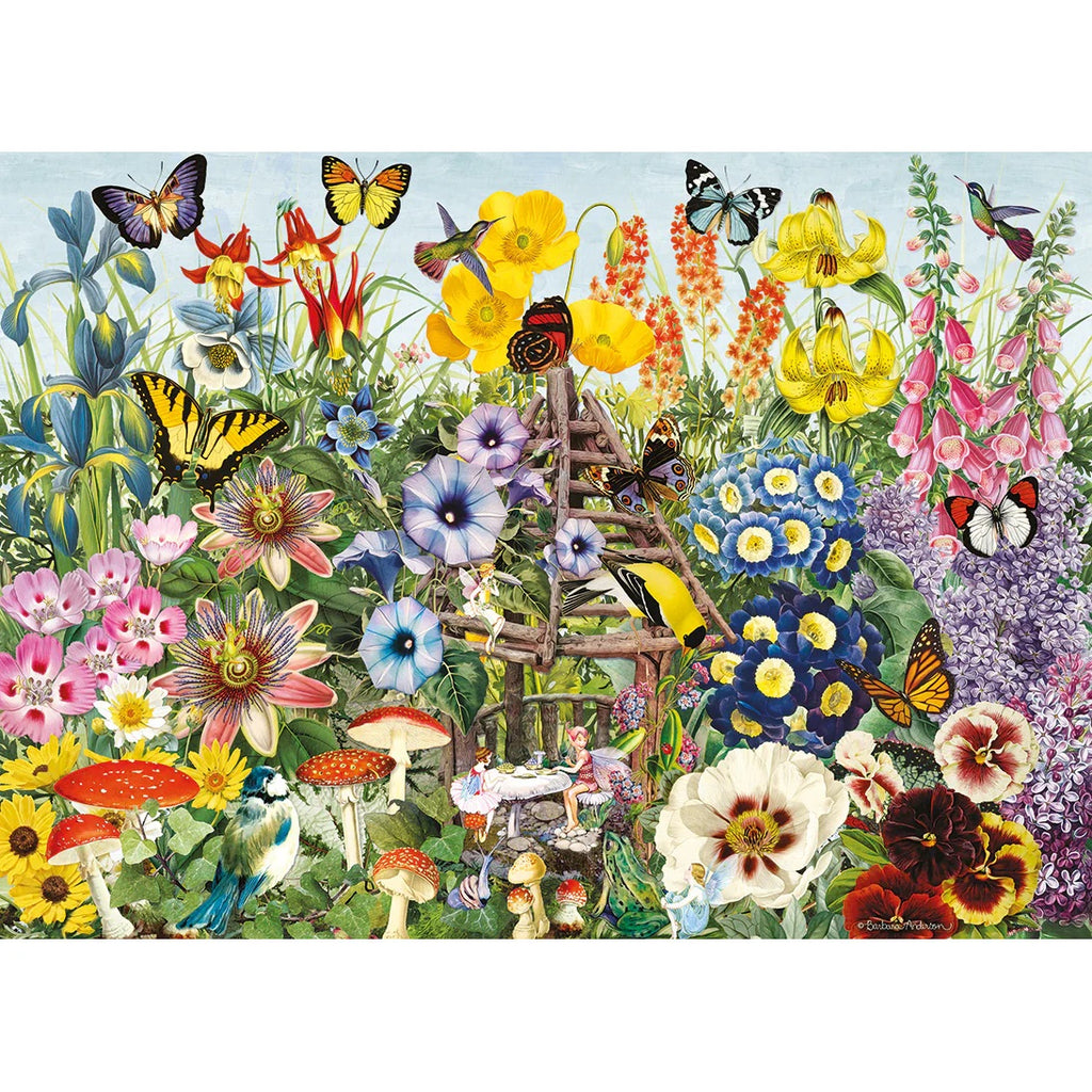 Afbeeelding van het spel Puzzel - Feeën In De Bloementuin (500 XL), speciaal geselecteerd  voor ouderen met dementie.