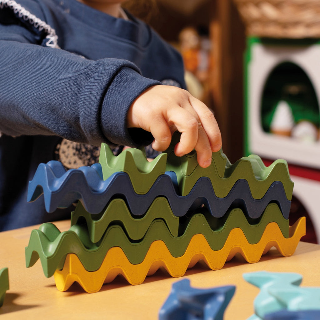 Afbeeelding van het spel Eierdoosjes Blokken, speciaal geselecteerd  voor ouderen met dementie.