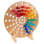 Afbeeelding van het spel Ronde Insteekraam voor Acryl-Cylinders, speciaal geselecteerd  voor ouderen met dementie.