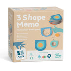 Afbeeelding van het spel 3 Vormen Memo, speciaal geselecteerd  voor ouderen met dementie.