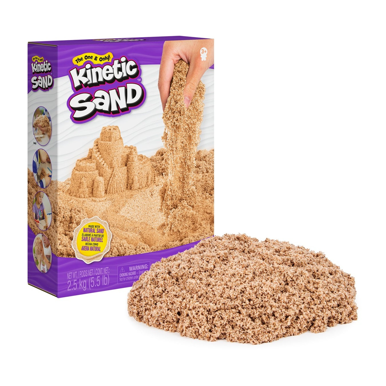 Afbeeelding van het spel Kinetic Sand 2.5 kg, speciaal geselecteerd  voor ouderen met dementie.