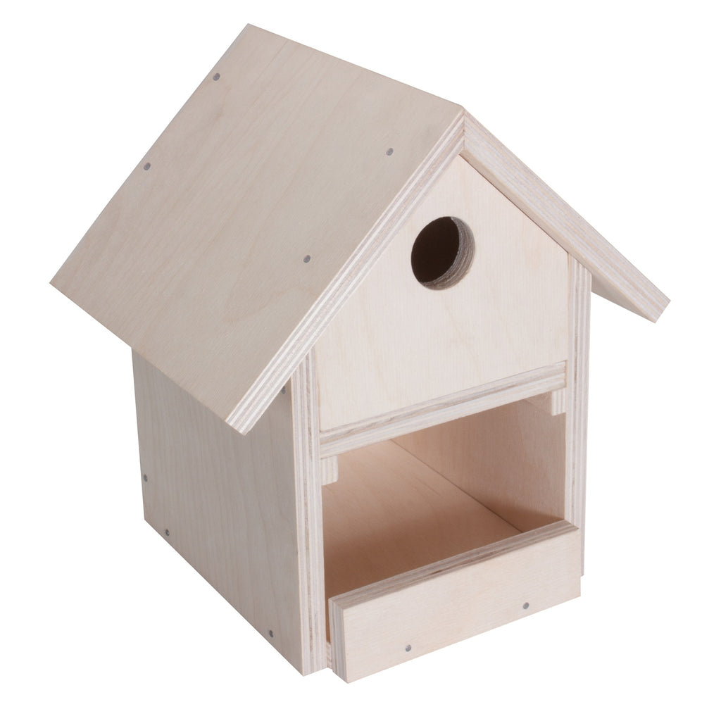 Afbeeelding van het spel Houten Bouwset Vogelhuis (incl. gereedschap), speciaal geselecteerd  voor ouderen met dementie.