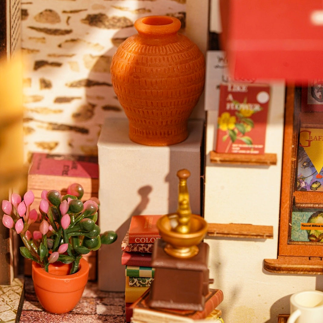 3D-Holzpuzzle-Bausatz - Buchladen