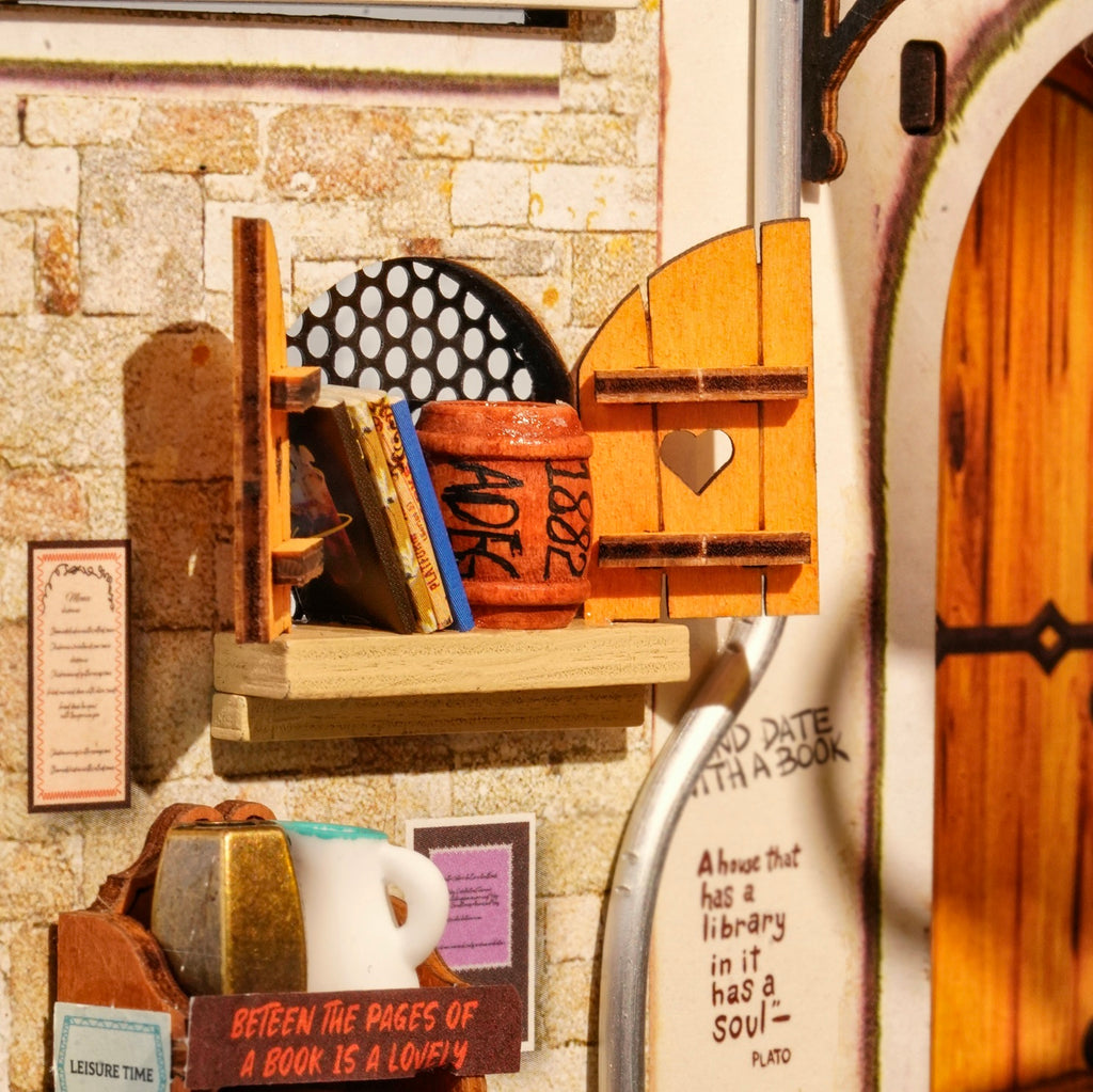 3D-Holzpuzzle-Bausatz - Buchladen