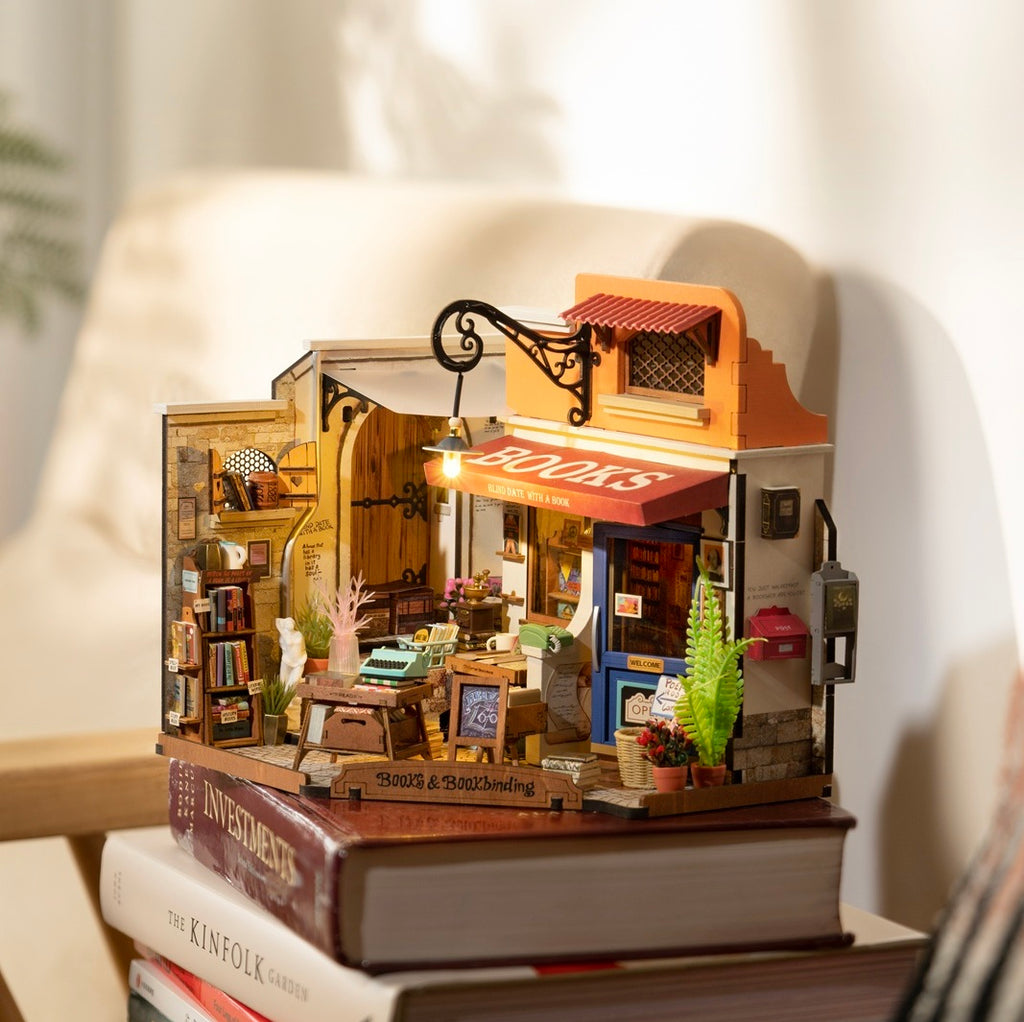 3D-Holzpuzzle-Bausatz - Buchladen