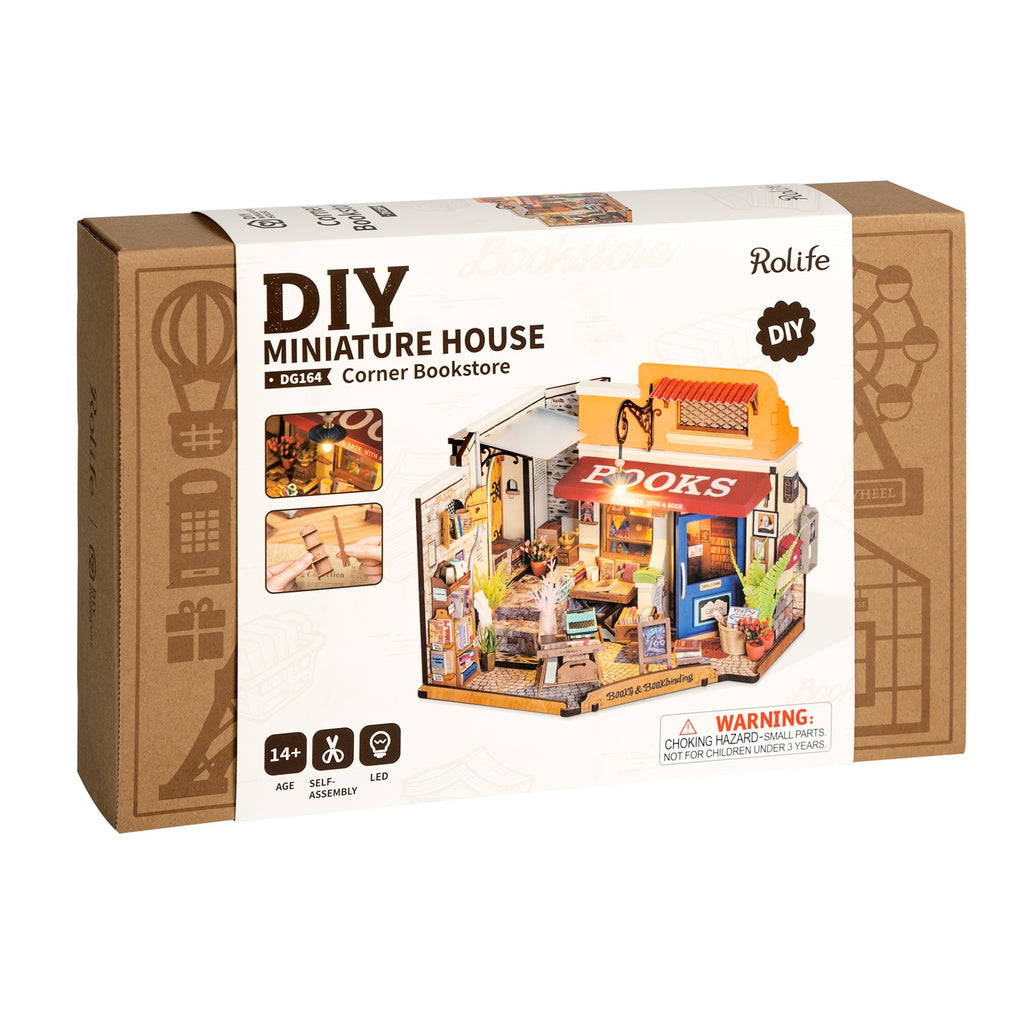 3D-Holzpuzzle-Bausatz - Buchladen