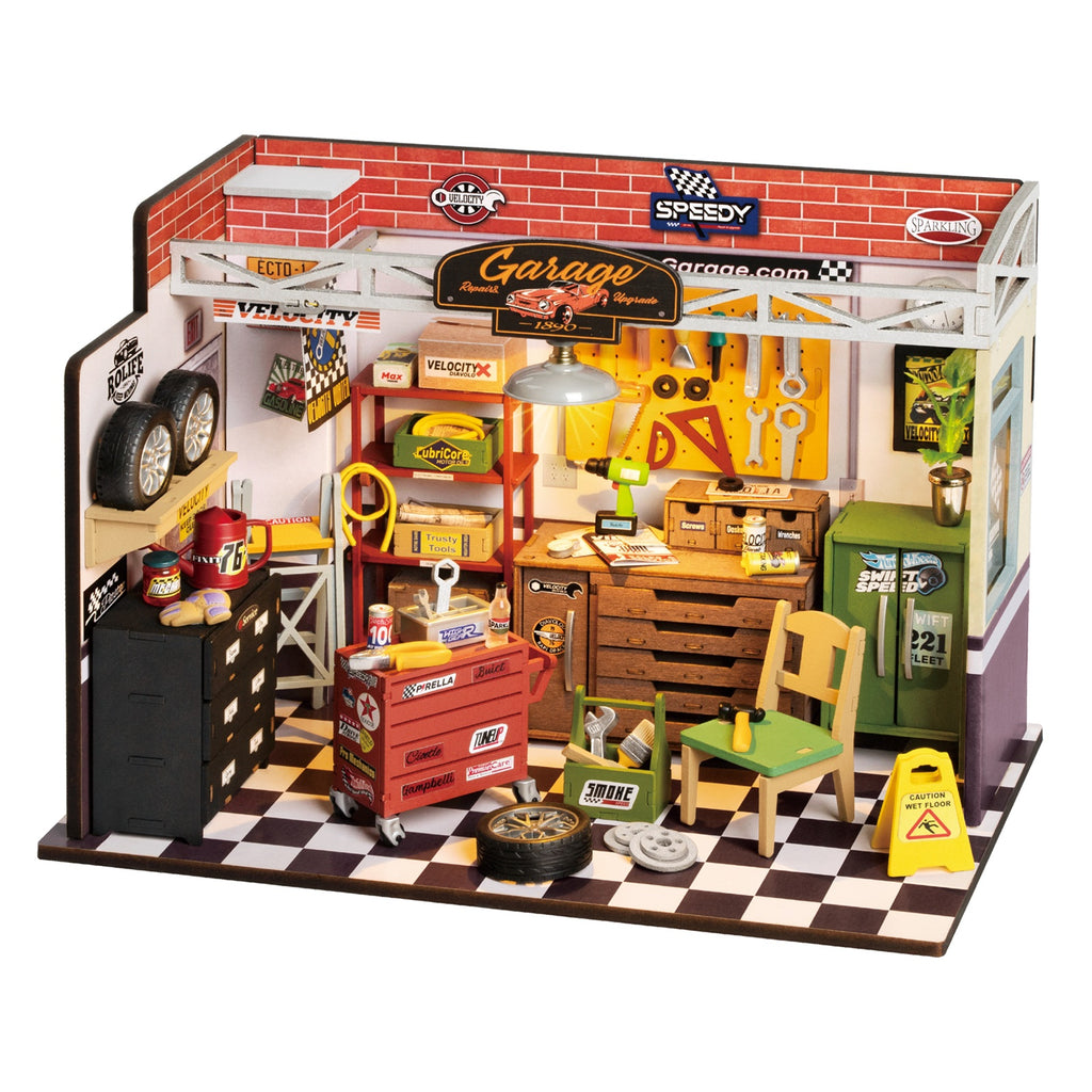 Afbeeelding van het spel Bouwpakket voor Senioren - 3D Puzzel - Werkplaats Garage, speciaal geselecteerd  voor ouderen met dementie.