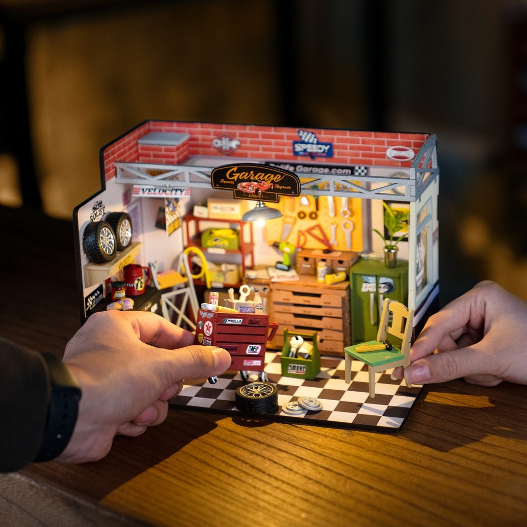 3D-Holzpuzzle-Bausatz - Garage