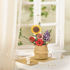 3D-Holzpuzzle-Bausatz - Blumenstrauß