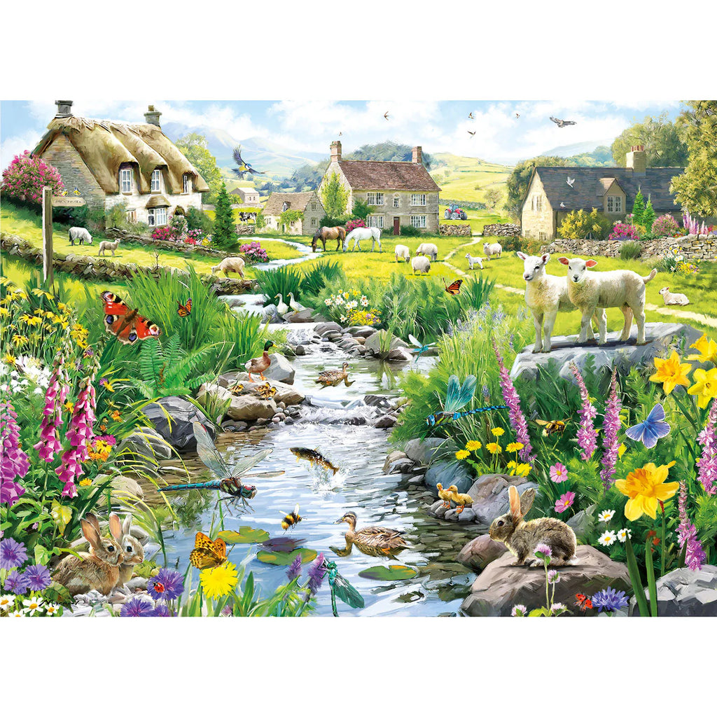 Puzzle - Plätschernder Bach (500 XL)