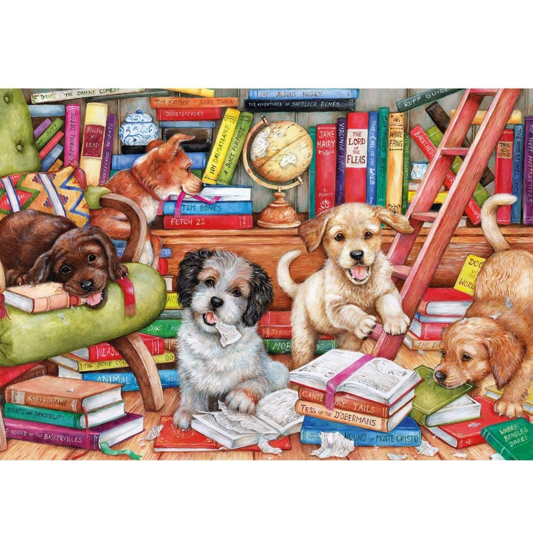 Puzzle - Die Geschichte vom zotteligen Hund (100 XXL)
