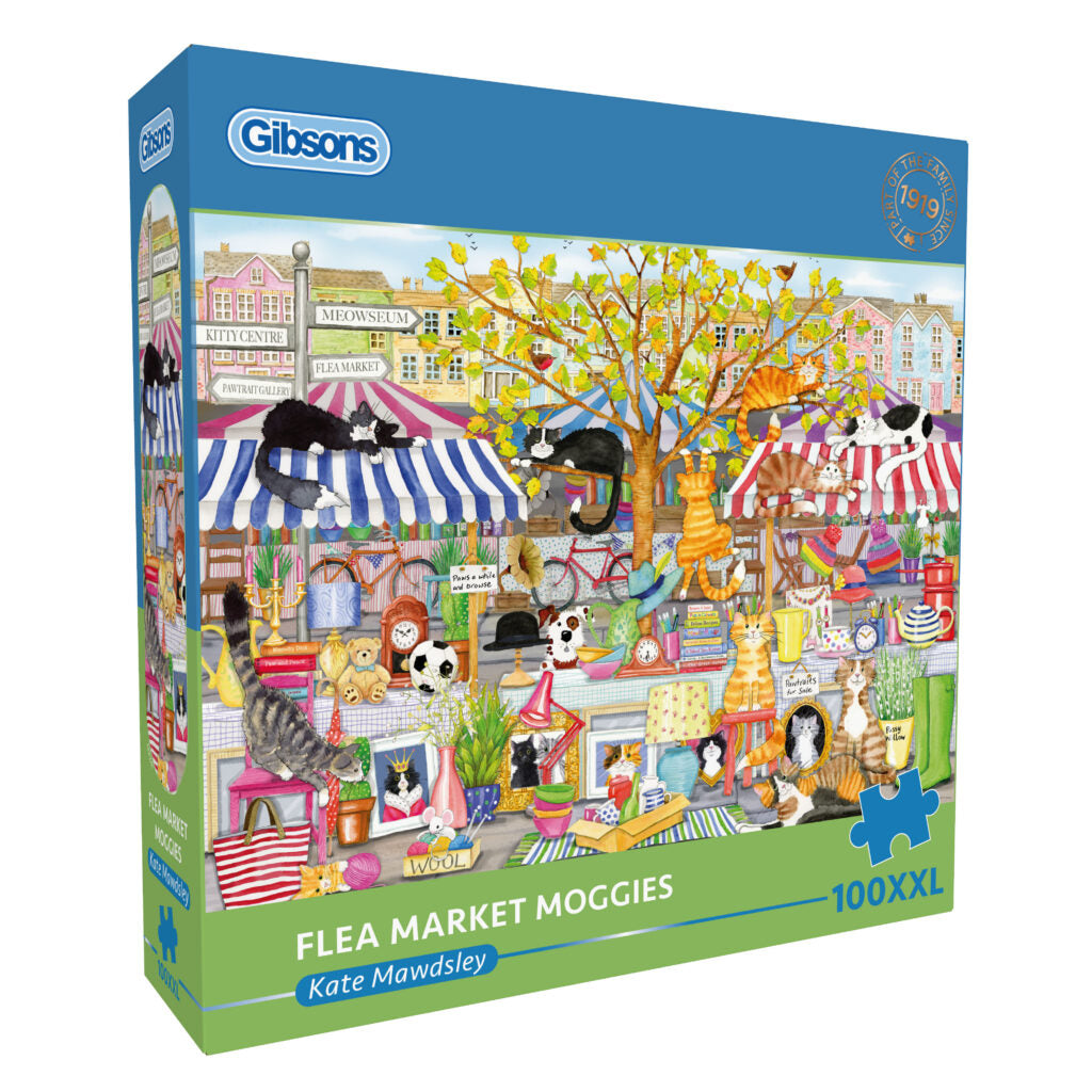 Puzzle - Flea Market Moggie (100 XXL)