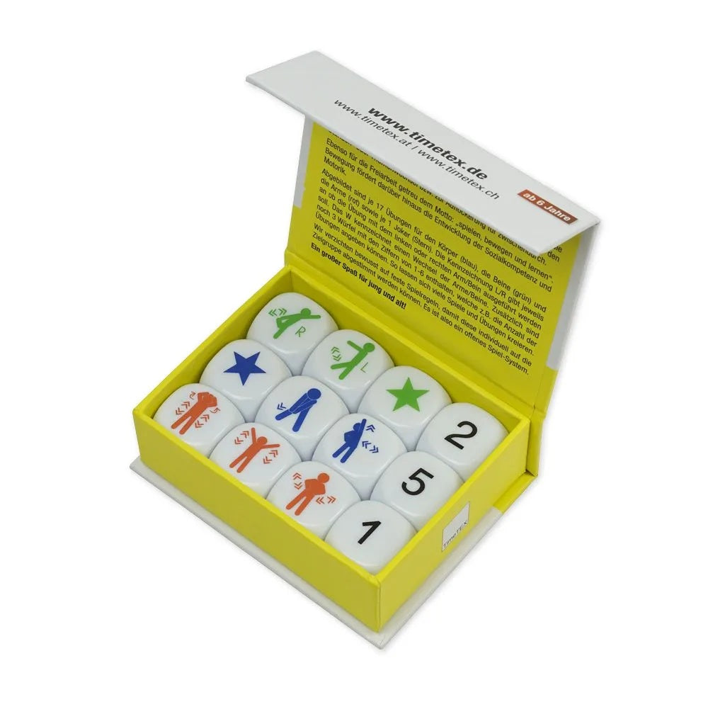 Bewegungswürfel – 12 Stück