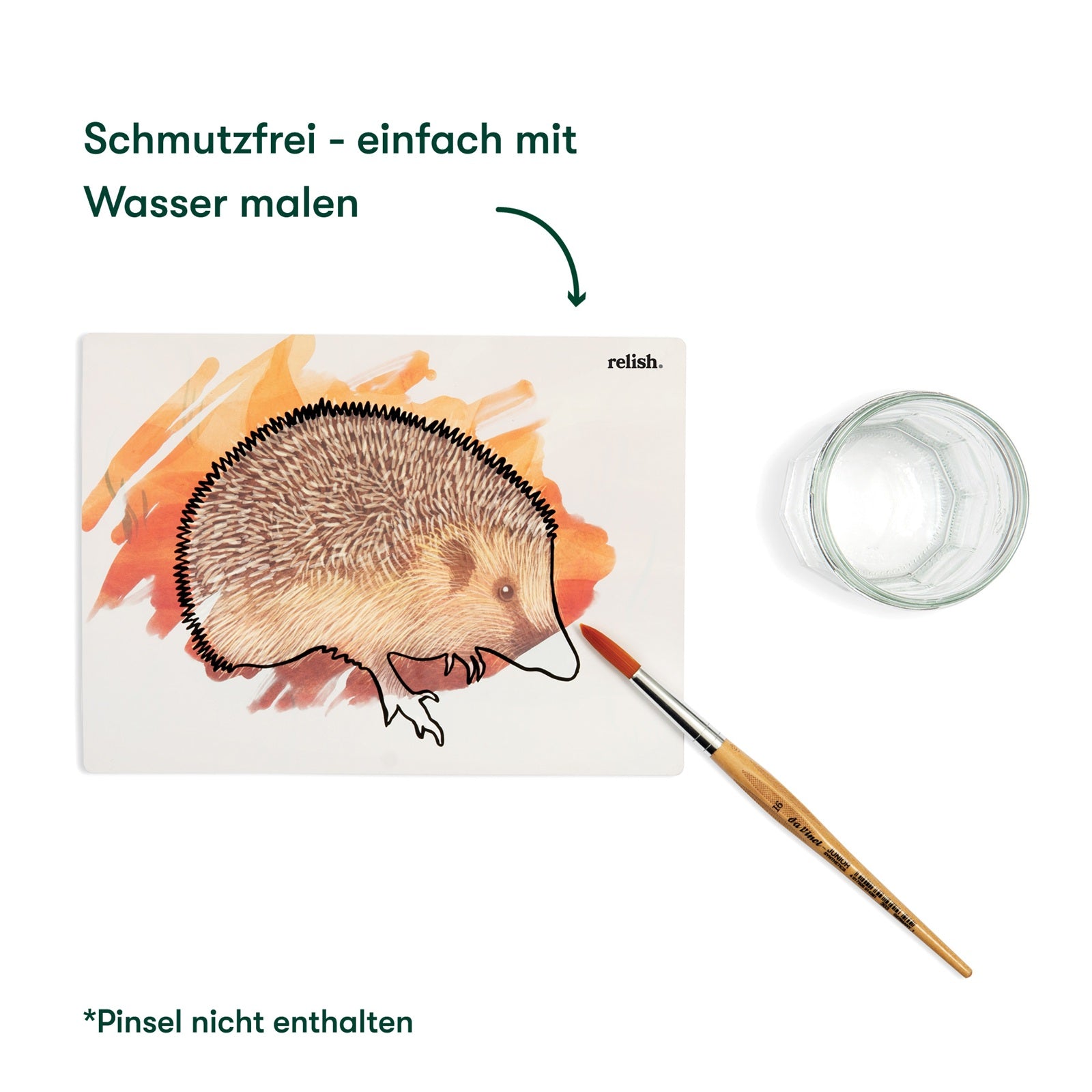 Malen mit Wasser - Im Garten