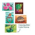 Malen mit Wasser - Im Garten