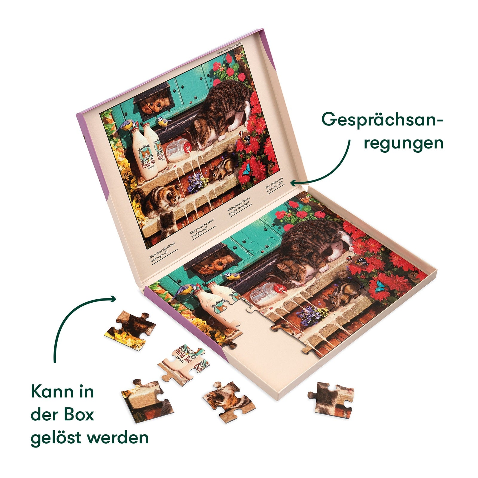 Puzzle - Knäuelnde Kätzchen - 35 Teile