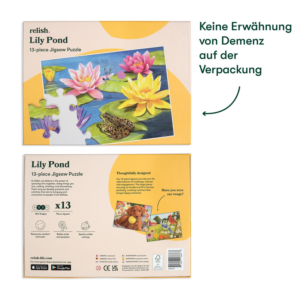 Puzzle - Lily Pond - 13 Teile