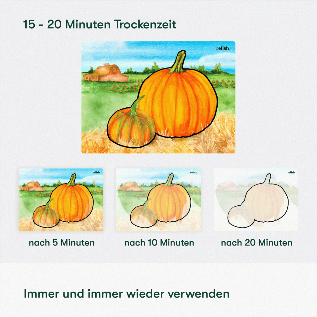 Malen mit Wasser - Landleben