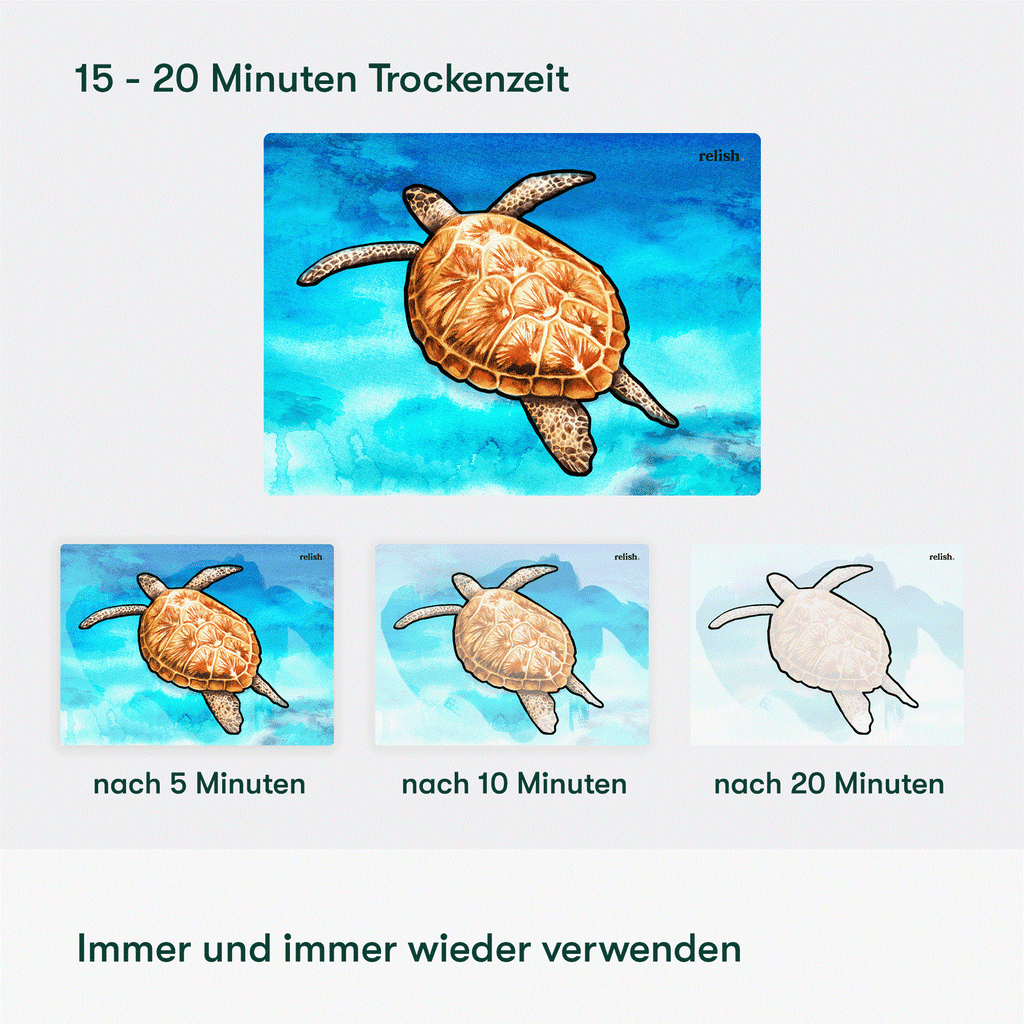 Malen mit Wasser - Leben im Ozean