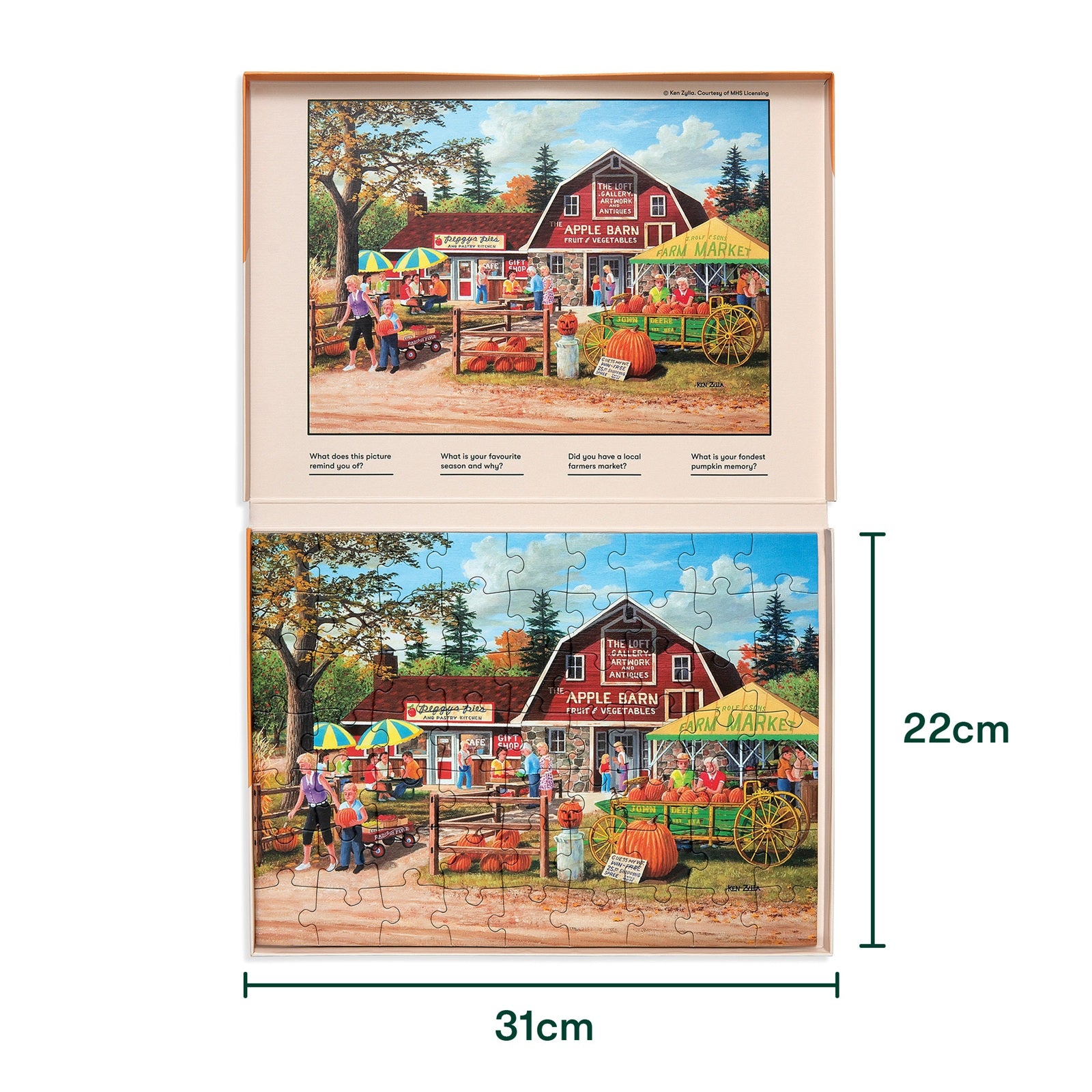 Puzzle - Farmer's Market - 63 Teile