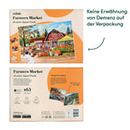 Puzzle - Farmer's Market - 63 Teile