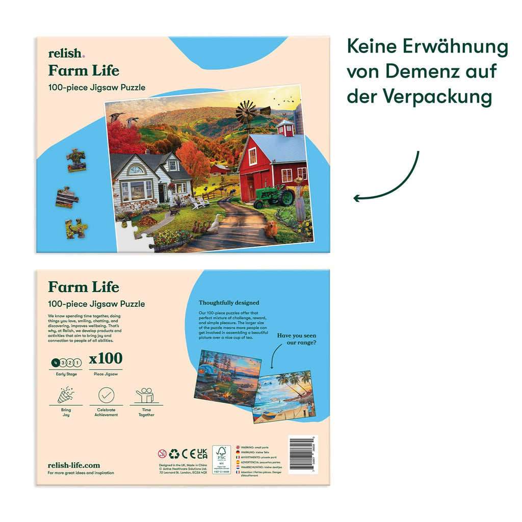 Puzzle - Farm Life - 100 Teile