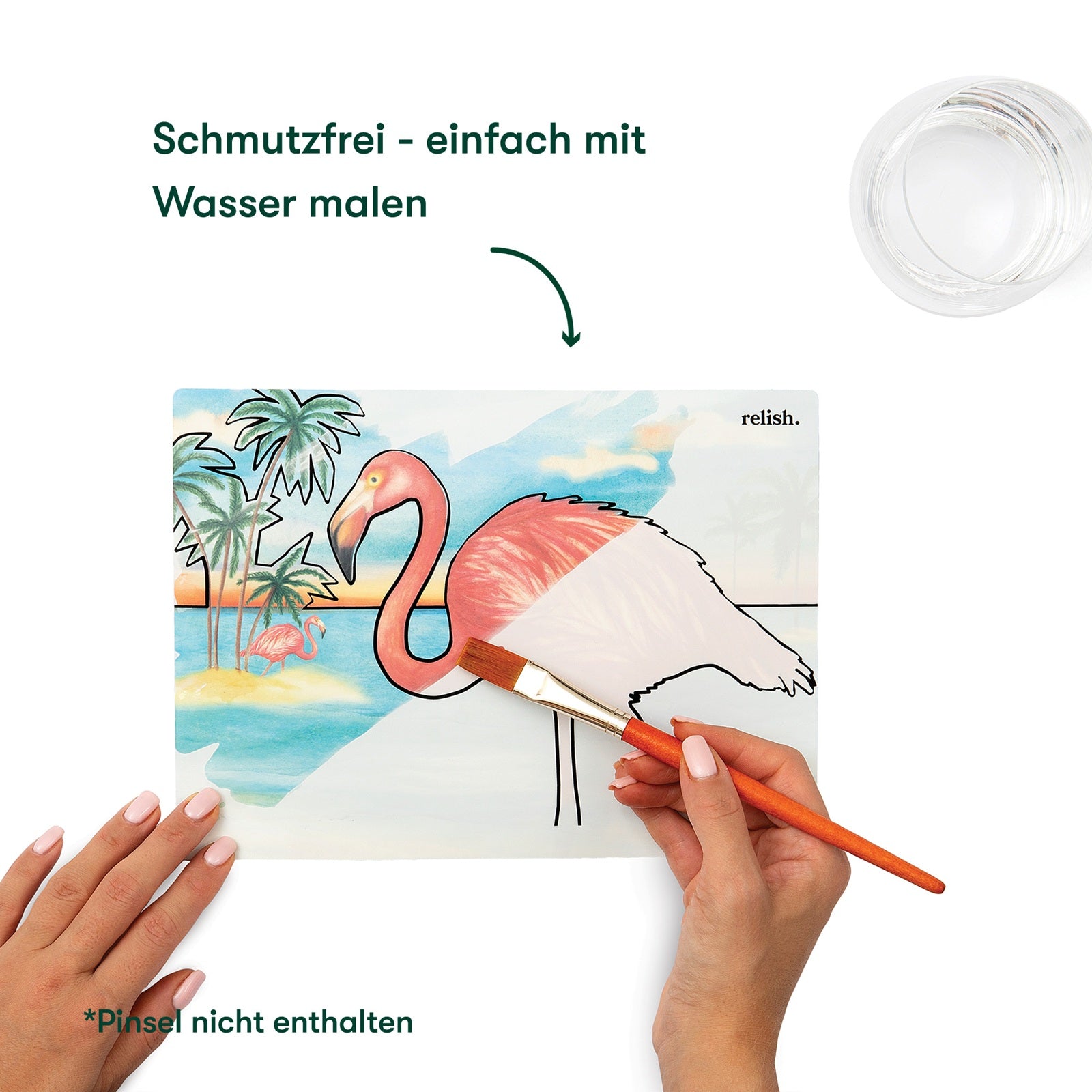 Malen mit Wasser - Magnificant Birds