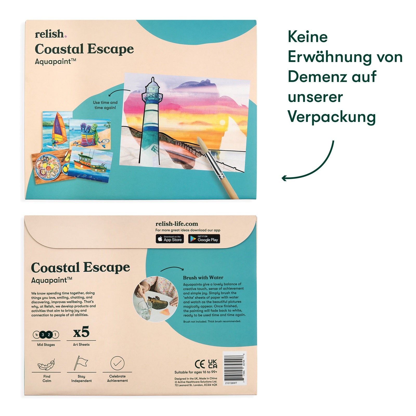 Malen mit Wasser - Coastal Escape